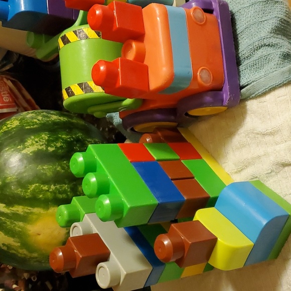 Mattel Toys Mega Blocks Kids Work First Building Block Set Poshmark